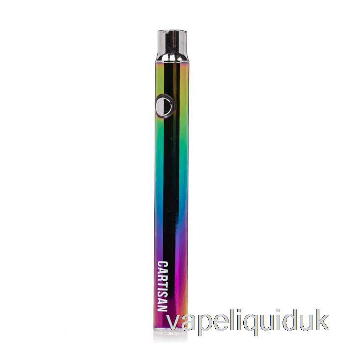 Cartisan Button VV 400 510 Battery Rainbow Vape Juice